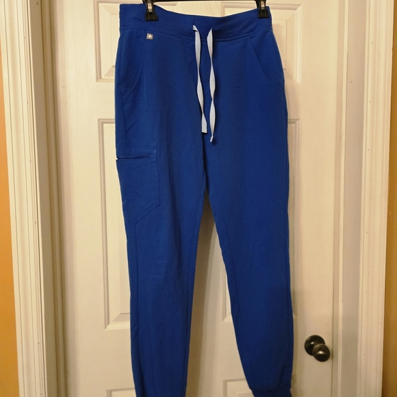 Figs Pants - Figs Womens Vibrant Blue Scrub Joggers